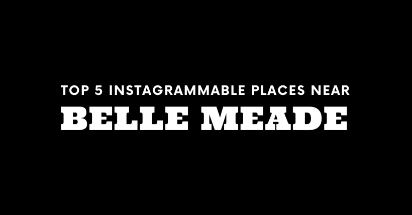 Top 5 Instagrammable Places Near Belle Meade